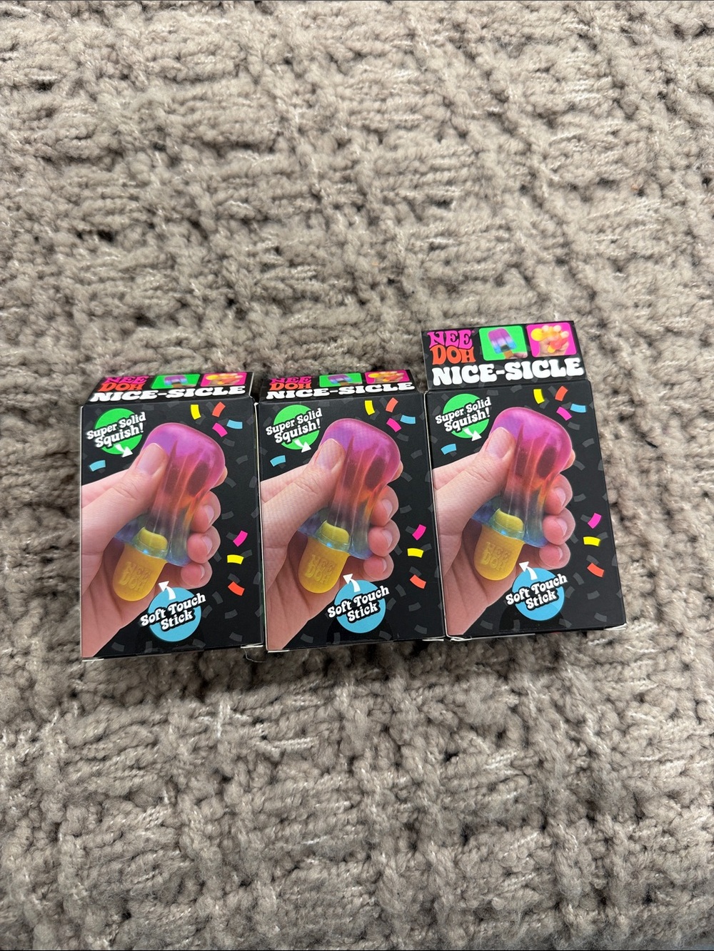 Schylling NeeDoh Nice-Sicle Popsicle Full Set - Picture 3 of 6